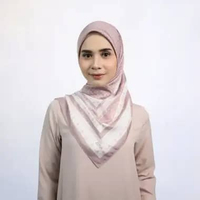 Zoya Lana Print Scarf - Kerudung Hijab Segiempat Motif With Pouch Ziplock - Bahan Poly Fine Semua Uk