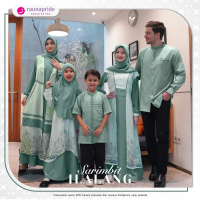 RAUNA SARIMBIT 13 ILALANG GREEN  BAJU COUPLE KELUARGA SERAGAM KELUARGA 2023