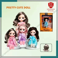 Mainan Boneka Cute Pretty Dolls korea Lucu Imut Gemoy tangan bisa gerak