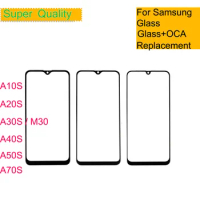 Replacement For Samsung Galaxy A10S A20S A30S Front Outer Glass LCD Lens A40S A50S A70S Touch Screen Panel With OCA