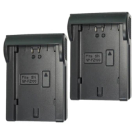2 Pcs Slot Plate For NP-FZ100 NP FZ100 NPFZ100 camera LCD Dual Charger for Sony Alpha 9 A9 9R A9R 9S A9S A7RIII A7R3 BC-QZ1