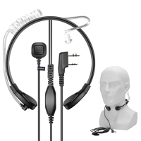 Kaluku Mall - Taffware Headset HT FBI Finger PTT Acoustic 2 Pin UV-5R UV-B5 UV-B6