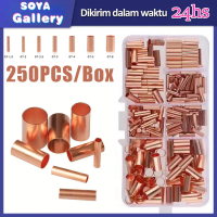 Set 250Pcs Sock Sok Pipa Tembaga Copper Ring Terminal untuk Sambungan Pipa AC Crimp Connector Berbag
