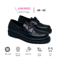 ALONA -558 ZIERA Docmart Wanita Ukuran Jumbo / Oxpord Tali Low Boots Sepatu Formal Casual Kulit