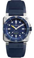 Bell &amp; Ross 柏萊士  DIVER 潛水機械腕錶(BR0392-D-BU-ST/SRB)-42mm-藍面膠帶【刷卡回饋 分期0利率】【跨店APP下單最高20%點數回饋】