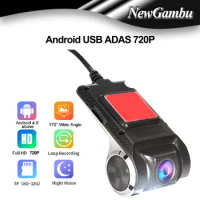 ADAS 720P Dash Cam DVR Dash Camera Car Dash Cam Android DVR Car Recorder Dash Cam Night Version 720P Recorder 8G 16G 32G TF Card