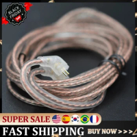 High-Purity Copper Twisted Earphone Cable for KZ/CCA Headset,B Pin for ZST/ZSR/ED12/ES3/ZS10,C Pin for ZSN/ZSN PRO/ZS10 PRO/AS16