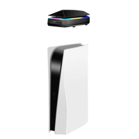 Adjustable Cooling Fan USB Cooler Accessories for PS5 Black / White RGB LED Light Cooling Fan