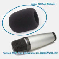 Samson WS03 Large durable foam windscreen for SAMSON C01 C03 CL7 CL8 C01U C01U PRO C03U Microphone