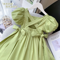 Đầm Thời Trang Mùa Hè Tay Phồng Dễ Thương Xinh Xắn Cho Bé Gái Từ 3 Đến 4 Đến 5 6 Đến 7 Đến 8 Đến 9 Đ