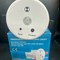 Lampu emergency plafon led 3 watt lampu led ceiling emergency ufo 3w