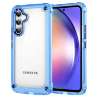 Galaxy A54 5G Case ,Hard PC+TPU Flexible Frame Protective Case Shockproof Cover for Samsung Galaxy A54 5G Phone Cases