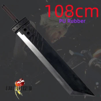 WW 108cm Zack Fair Sword Weapon 7 VII Sword Cloud Strife Buster Sword Cosplay 1:1 Game Remake Sword Knife Safety