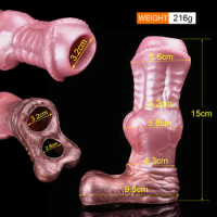 Men'S Wearable Dildo Cover Alien Hollow Condom Dick Lengthen Big Cock Sleeve Reusable Penis Sleeve Male Musturbator Toys Adult