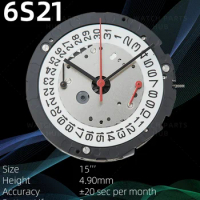 New Miyota 6S21 Watch Movement Citizen Genuine Original Quartz Mouvement Automatic Movement 5 Hands Date At 3:00 Watch Parts