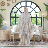 Mukena Zara Silk 2 IN 1 Premium Warna Terlengkap Mukenah Muslim Renda Dewasa Mewah Cantik Nyaman muk