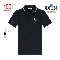 THEOPEN英國公開賽高爾夫男裝短袖Polo衫25撞色高彈舒適透氣T恤【亞德機械五金家居】
