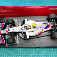 Minichamps 1:18 F1 VF21 2021 Mick Schumacher Bahrain Simulation Limited Edition Resin Metal Static Car Model Toy Gift