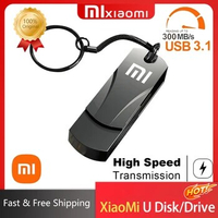 2023 Xiaomi U Flash Drive Original Metal High-Speed U Disk 1TB 2TB Portable SSD Pen Drive USB 3.0 For Laptop PC 128GB 256GB 512G