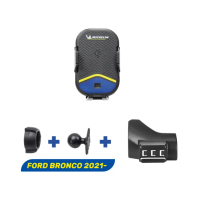 【Michelin 米其林】FORD 福特 BRONCO 2021- 專用ML99無線充手機架(QI認證 感應自動開合 峰值15W)