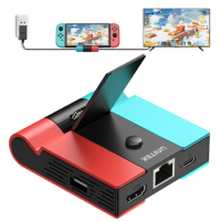 Switch Dock for Nintendo Switch Portable USB 2.0 Type C Charging Tendak TV Docking Station for Switch with 4K HDMI Adapter