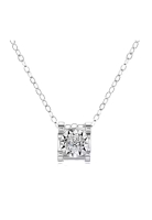 LITZ LITZ 750 (18K) 白金鑽石項鍊 DC22-W