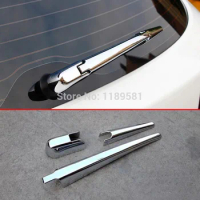 For Honda VEZEL 2014 2015 2016 ABS Chrome Rear Window Wiper Nozzle Cover Trim Car Accessories Stickers W4