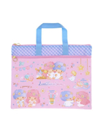 กระเป๋าใส่เอกสาร A4 2-Zipper Little Twin Stars สีหลากสี