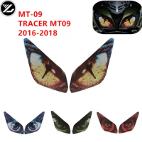For YAMAHA MT-09 TRACER MT09 2016 2017 2018 Motorcycle accessories headlight protection sticker headlights eye body sticker