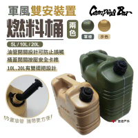【早點名】CampingBar-燃料桶/油桶 共2色-軍綠,20L