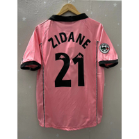 97-98 Juventus chất lượng hàng đầu đi R bóng đá Jersey tùy chỉnh T-Shirt bóng đá Jersey Del piero Zi
