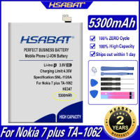 HSABAT HE347 5300mAh Battery for Nokia 7 plus / TA-1062 TA-1046 TA-1055 Batteries
