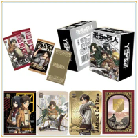 Anime Attack on Titan Cards LP Rare Three Color Hot 3D Crystal Comic Plot Picture Character Collection Card Game Kids Gifts Toys