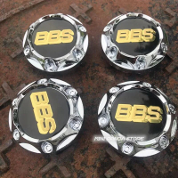 4pcs 68mm Bbs Chrome Wheel Hubs Center Hub Cap Wheel Rim Hub Cover Caps-152c4c8b