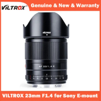 VILTROX 23mm F1.4 f/1.4 Sony E-Mount Auto Focus APS-C Prime Lens for Sony E-Mount Camera A6500 A6300 A6000 A7RⅣ A7RⅢ A7Ⅲ A7RⅡ
