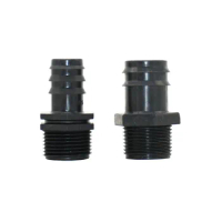 1Inch Male Thread To 25mm 1 Inch Garden Hose Barb Connector 25mm 32mm Plastic Hose Fitting 2 Pcs