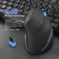 ZELOTES C18 F17 F26 F35 C10 2400-10000DPI RGB Optical Gaming USB แบบมีสายไร้สายเมาส์แนวตั้ง