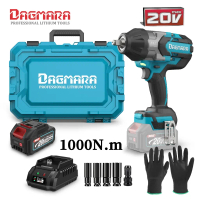 Hot Sale DAGMARA DIW01-1000 Electric Cordless Impact Wrench Heavy Duty Brushless High Power Drive Ra