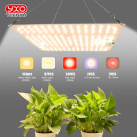 LED Grow Light 850W Samsung LM282b+ Diodes Full Spectrum Grow Light High PPFD For 3x3FT Coverage, Veg and Blooming