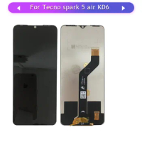 For Tecno spark 5 air KD6 Full LCD display touch screen complete glass digitizer assembly Mobile phone repair replacement