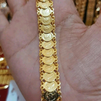 gelang koin lapis emas import