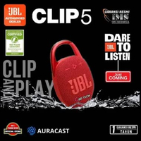 JBL Clip 5 Successor Clip 4 Ultra-Portable Waterproof Speaker Original RED