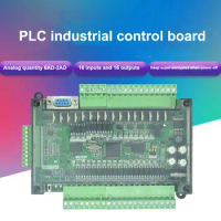PLC industrial control board fx3u-32mt domestic simple board type programmable analog PLC controller add CAN/485/clock