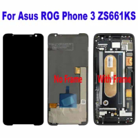For Asus ROG Phone 3 Strix ASUS_I003DD LCD Display Touch Screen Digitizer Assembly For Asus ROG Phone 3 ZS661KS I003D I003DD