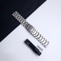 For Suunto 9 Peak Watch Band Metal Stainless steel clasp Bracelet Wristband Replace Watchband Accessories 22mm Titanium Strap