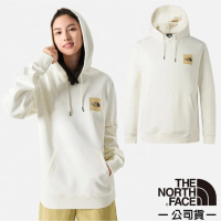 【The North Face】男女 U BOX NSE HOODIE 保暖長袖連帽T恤.上衣(86PZ-N3N 梔子白)