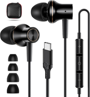 AOO USB C Headphones for Samsung S24 S23 S22 S21 Ultra FE A55Magnetic Wired Earbuds Noise Canceling 