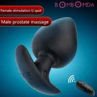 Prostate Stimulator Vibrator For Beginner Sex Toy For Male Prostate Massager Dildo Anal Plug Silicone Wireless Vibrator Buttplug
