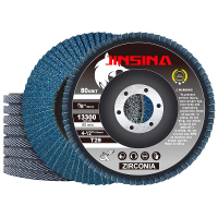 Flap Discs 10PCS 4 1/2 Aluminum Oxide Grinding Wheels for Angle Grinder Type 29 High Density 40 Grit