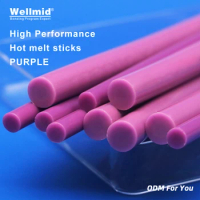 Purple Hot Melt Glue Sticks For Heat Pistol Gun Adhesive Araldite Eurmelt To DIY Tools Artwork Decoration bonded repair stick